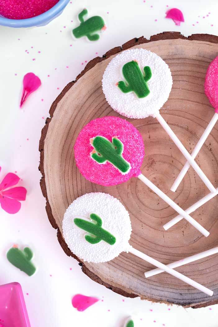 Cactus Oreo Pops | Sprinkles For Breakfast
