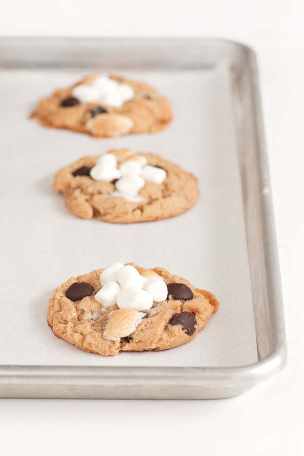 Quick and Easy Peanut Butter Marshmallow Cookies
